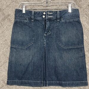 Halogen Dark Denim Pencil Skirt
